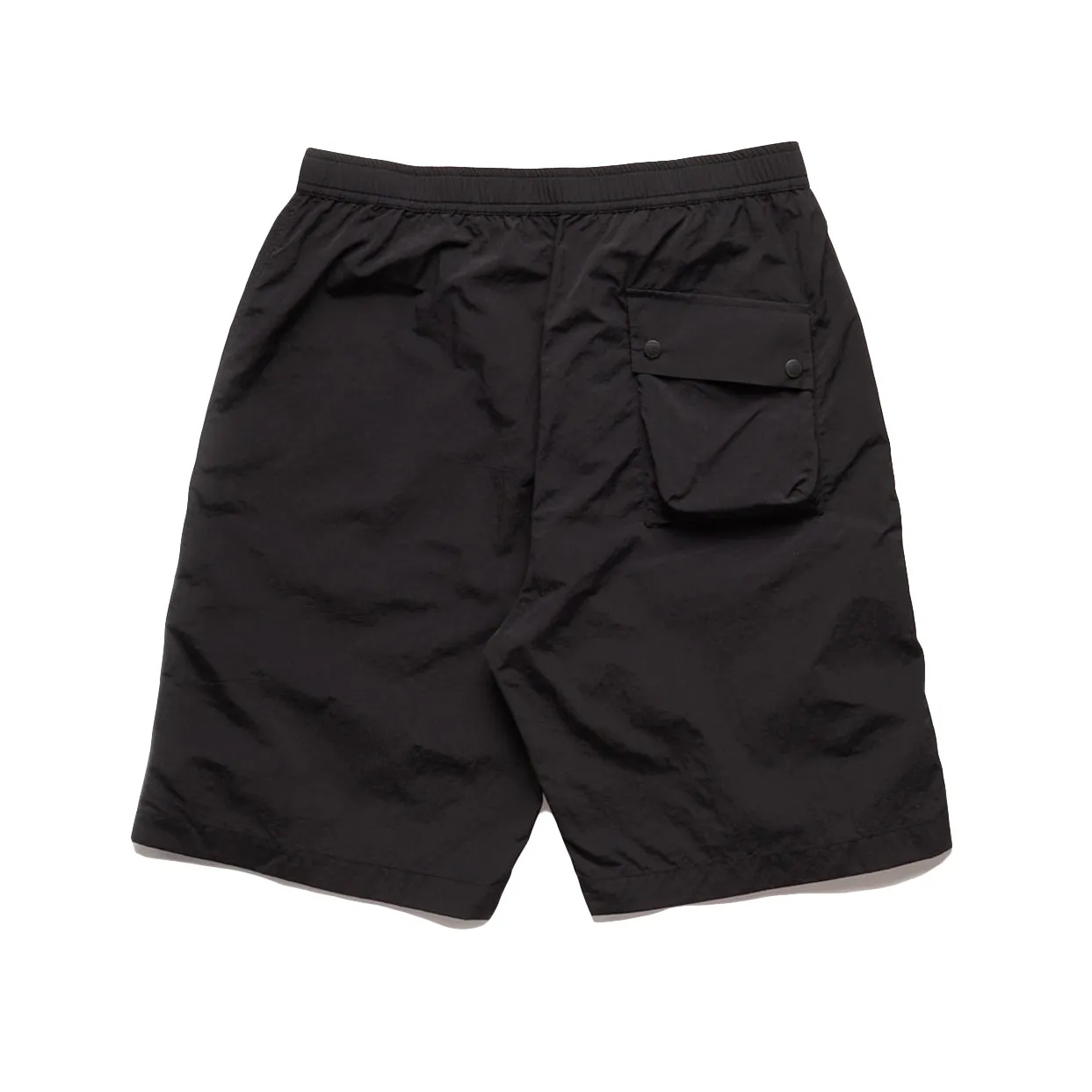 Maharishi Men Veg Dyed Asym Cargo Track Shorts Black