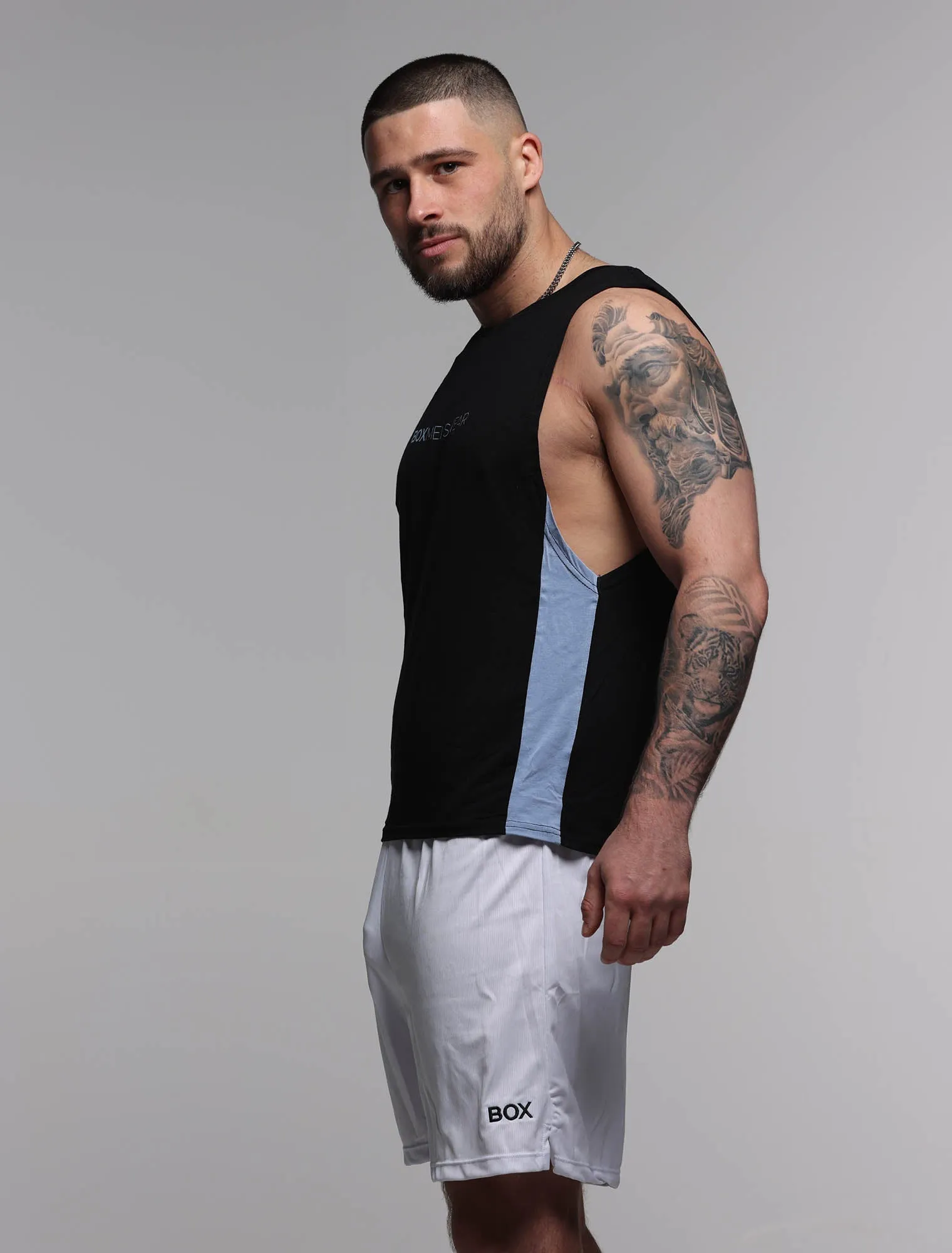 Mens Sports Vest - Black