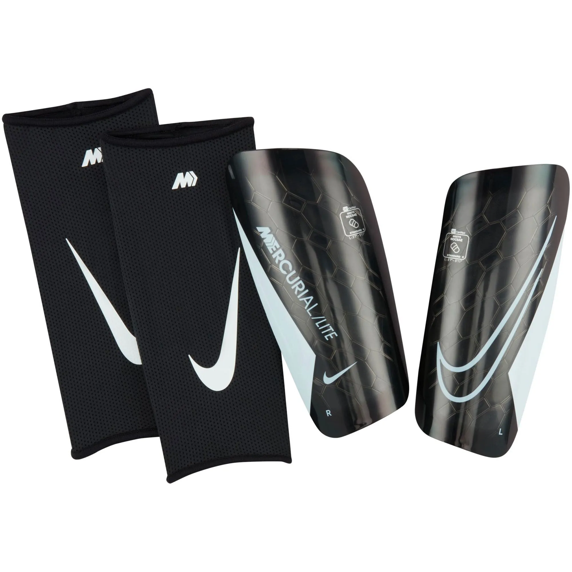 Nike Mercurial Lite Shin Guards Black/White