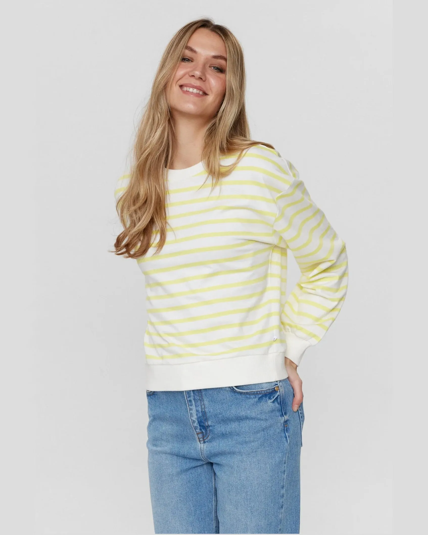 Numph Numyra Stripe Sweat