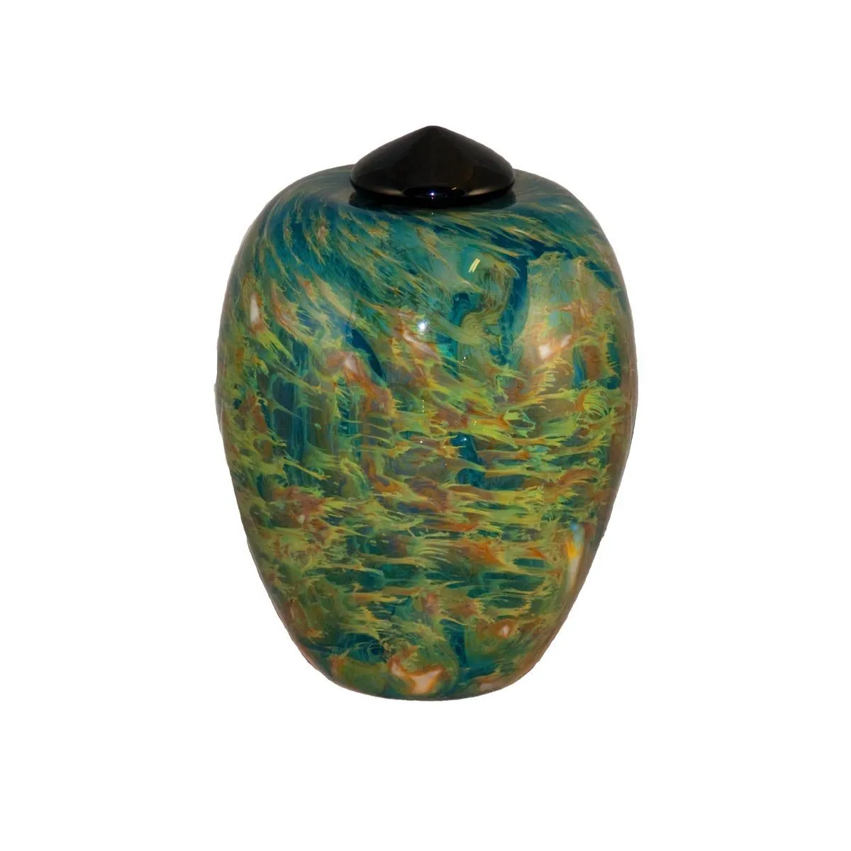 Nuvole Classic Handblown Glass Urn