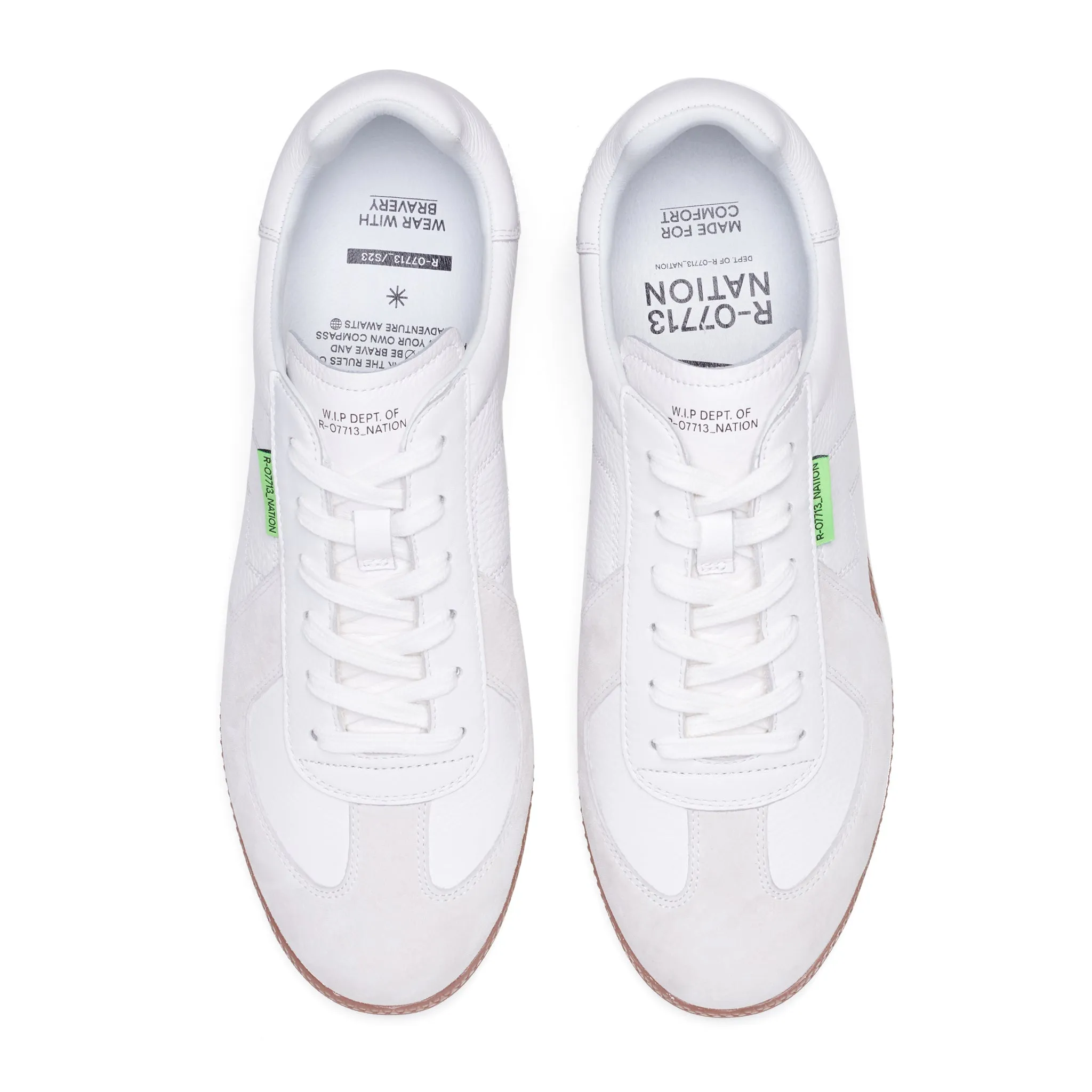 Pace Mens Classic White/Gum