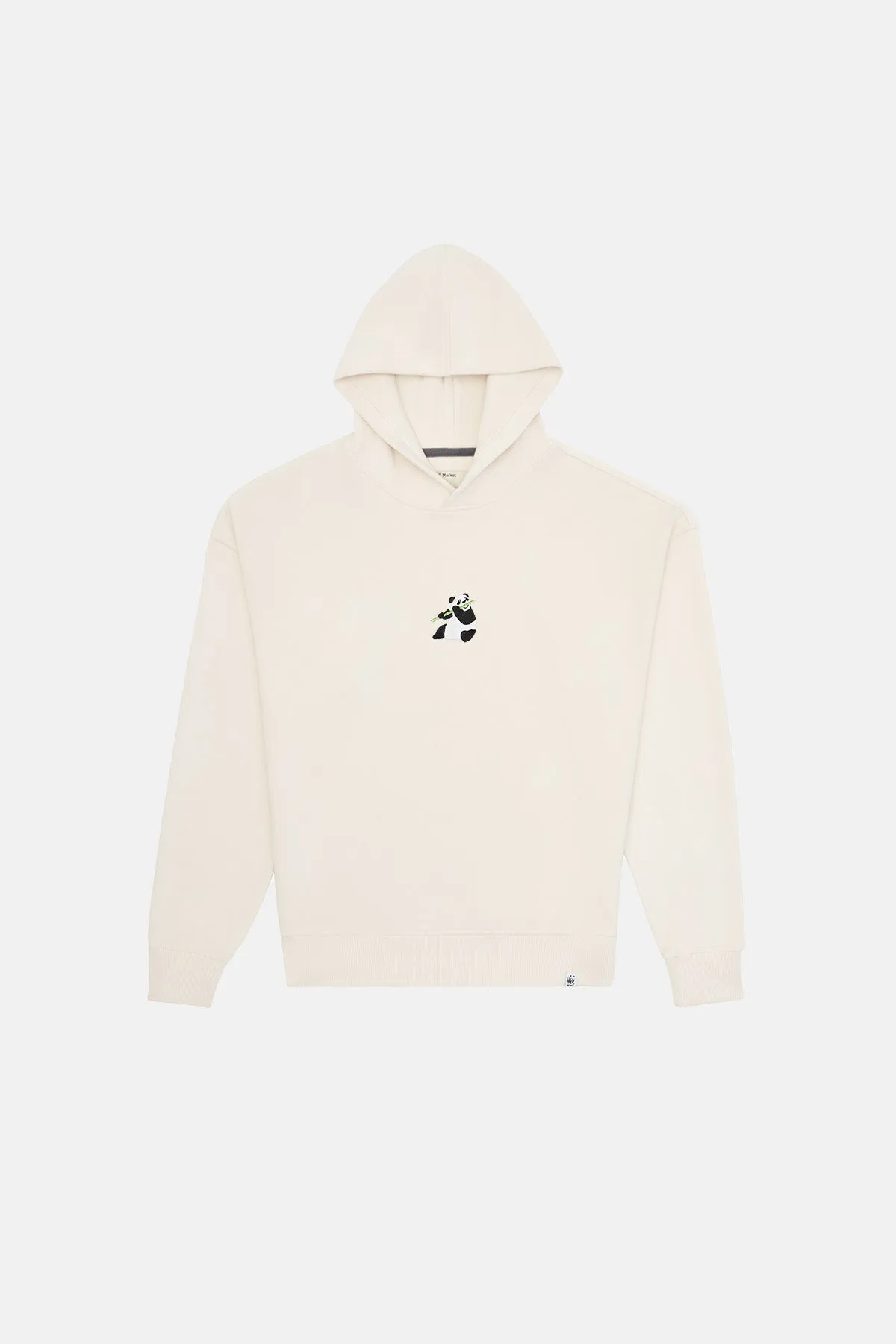 Panda Super Soft Hoodie - Krem