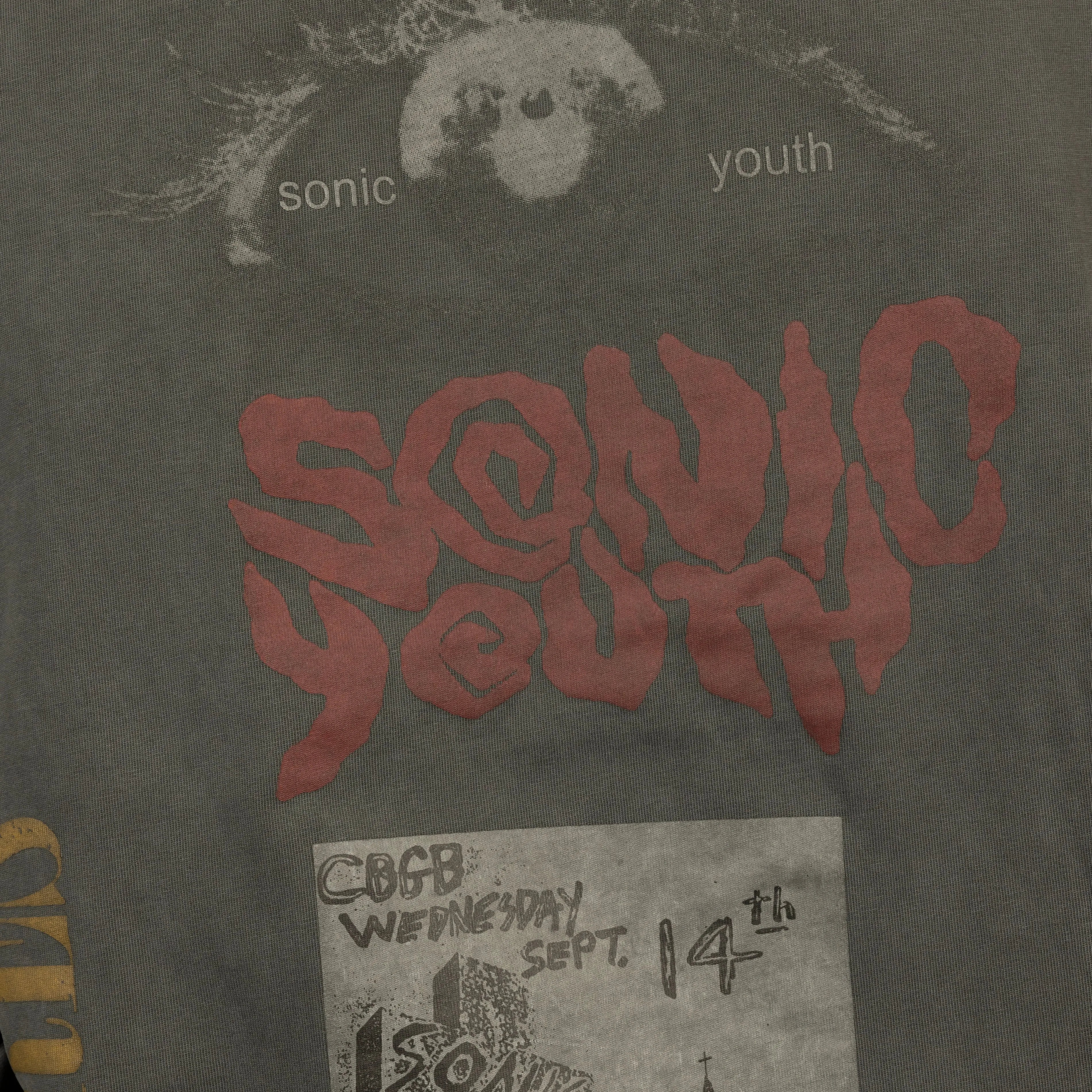 PLEASURES X SONIC YOUTH Testprint Tee