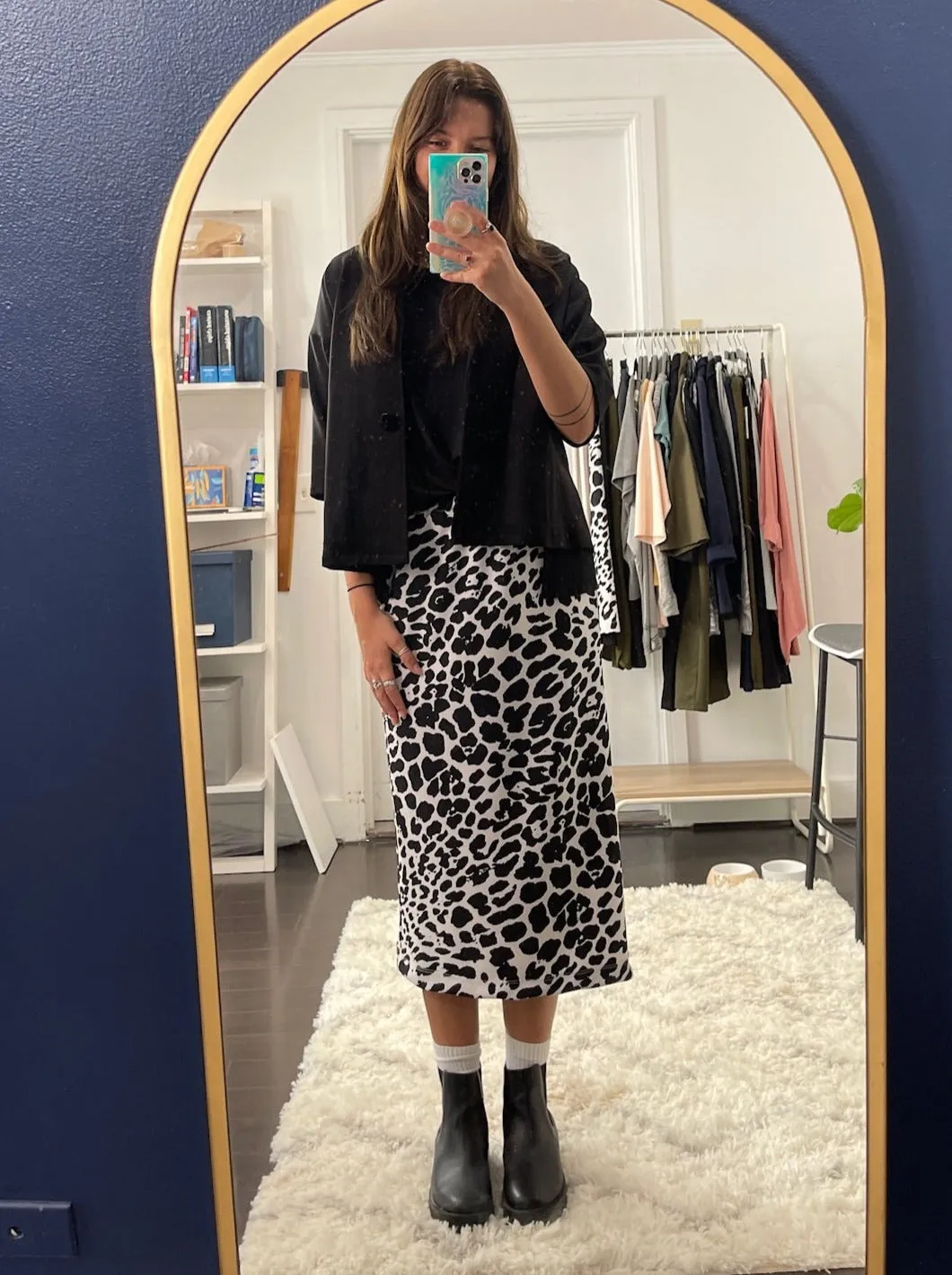 Sierra Skirt - Snow Leopard