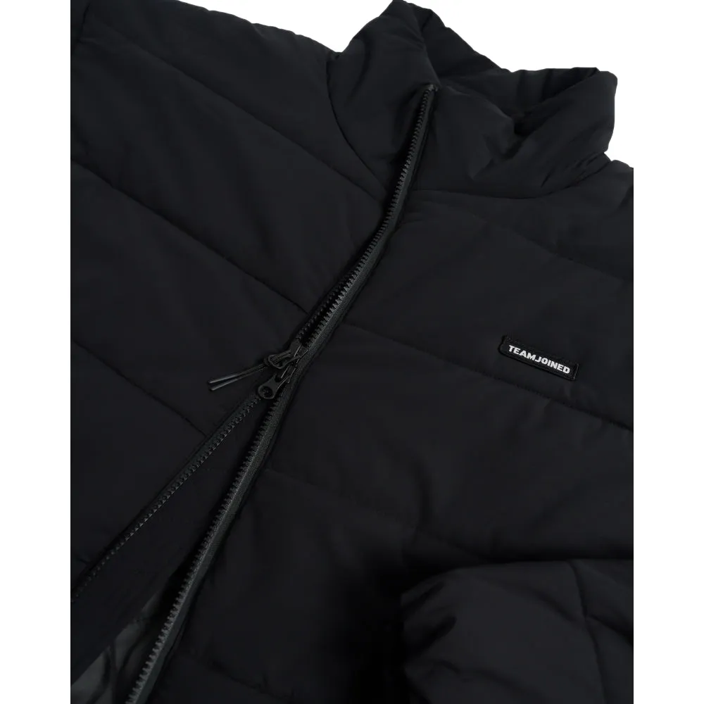 TEAMJOINED JOINED TECH OVERSIZED PUFFER JACKET-BLACK