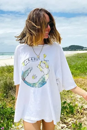 The Mermaid Tee, White