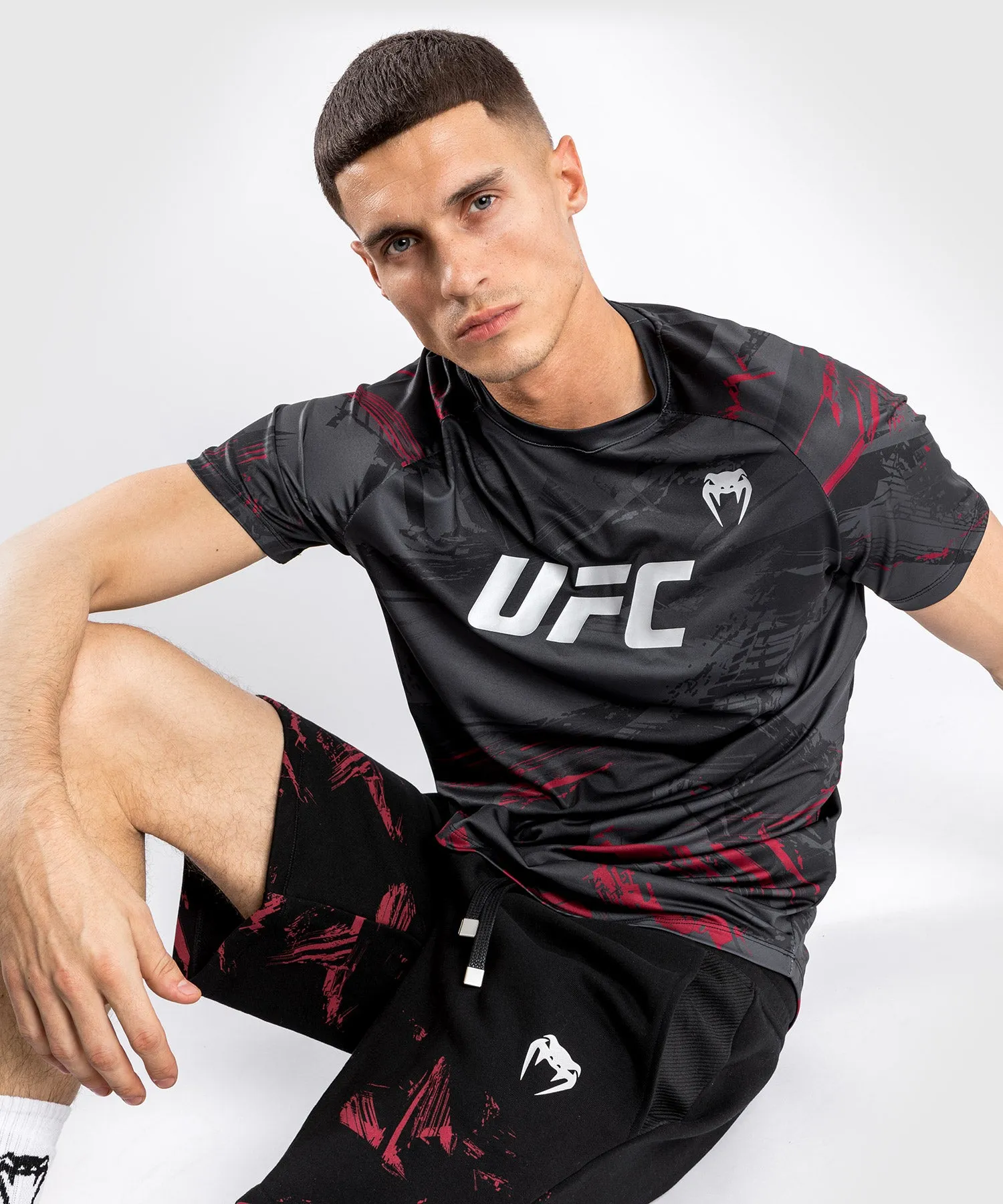 UFC Venum Authentic Fight Week 2.0 Men's Dry Tech T-shirt - Black