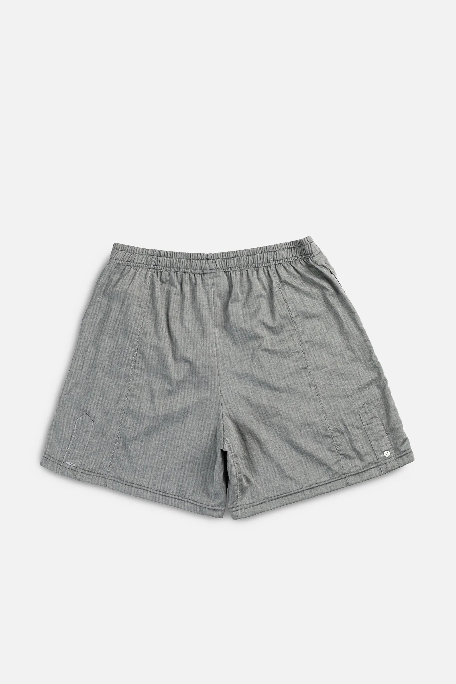 Unisex Rework Oxford Boxer Shorts - L