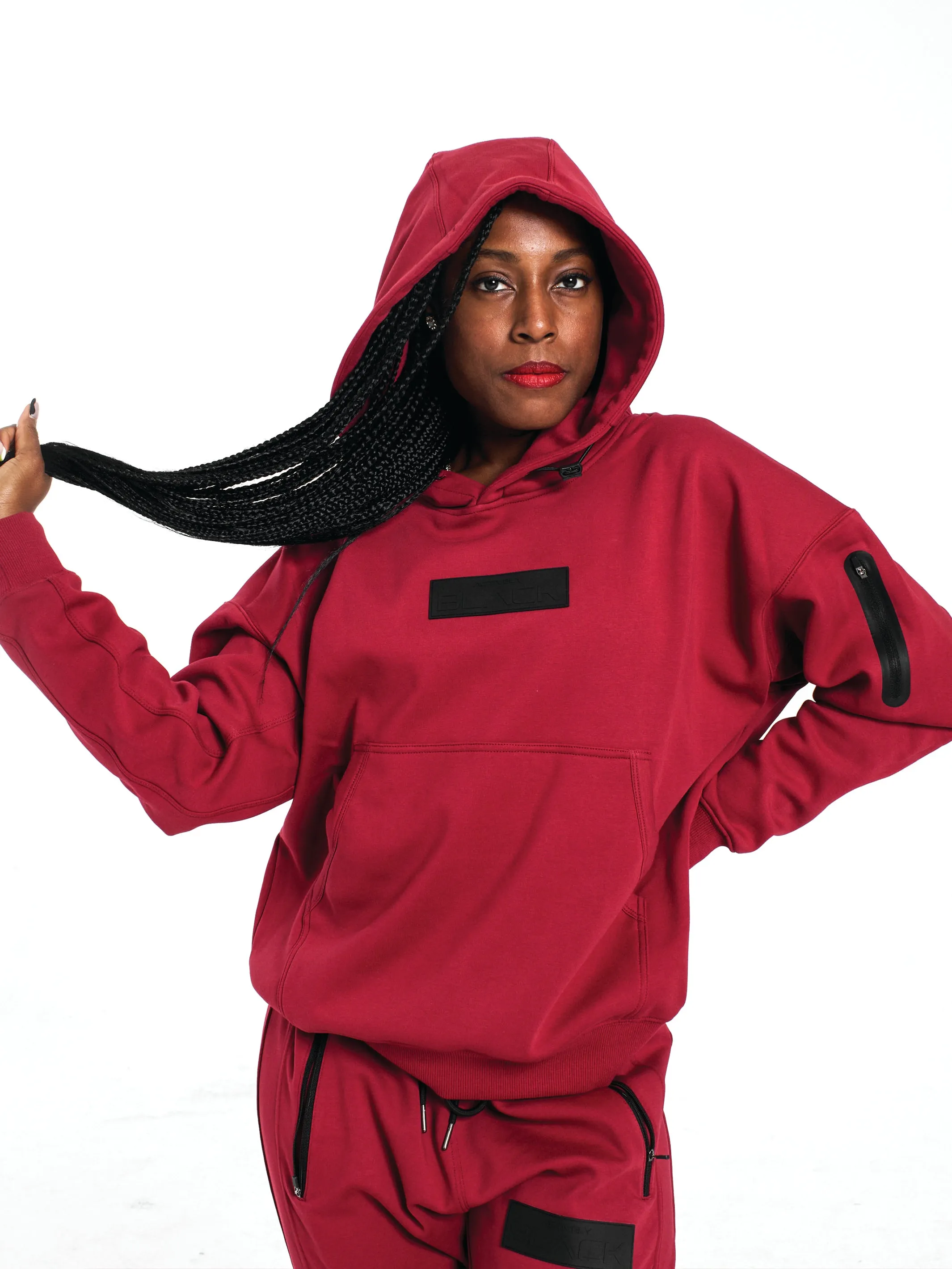 Unisex Rubber Patch Premium Hoodie