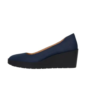 Vionic Womens Sereno Wedge Heel Navy