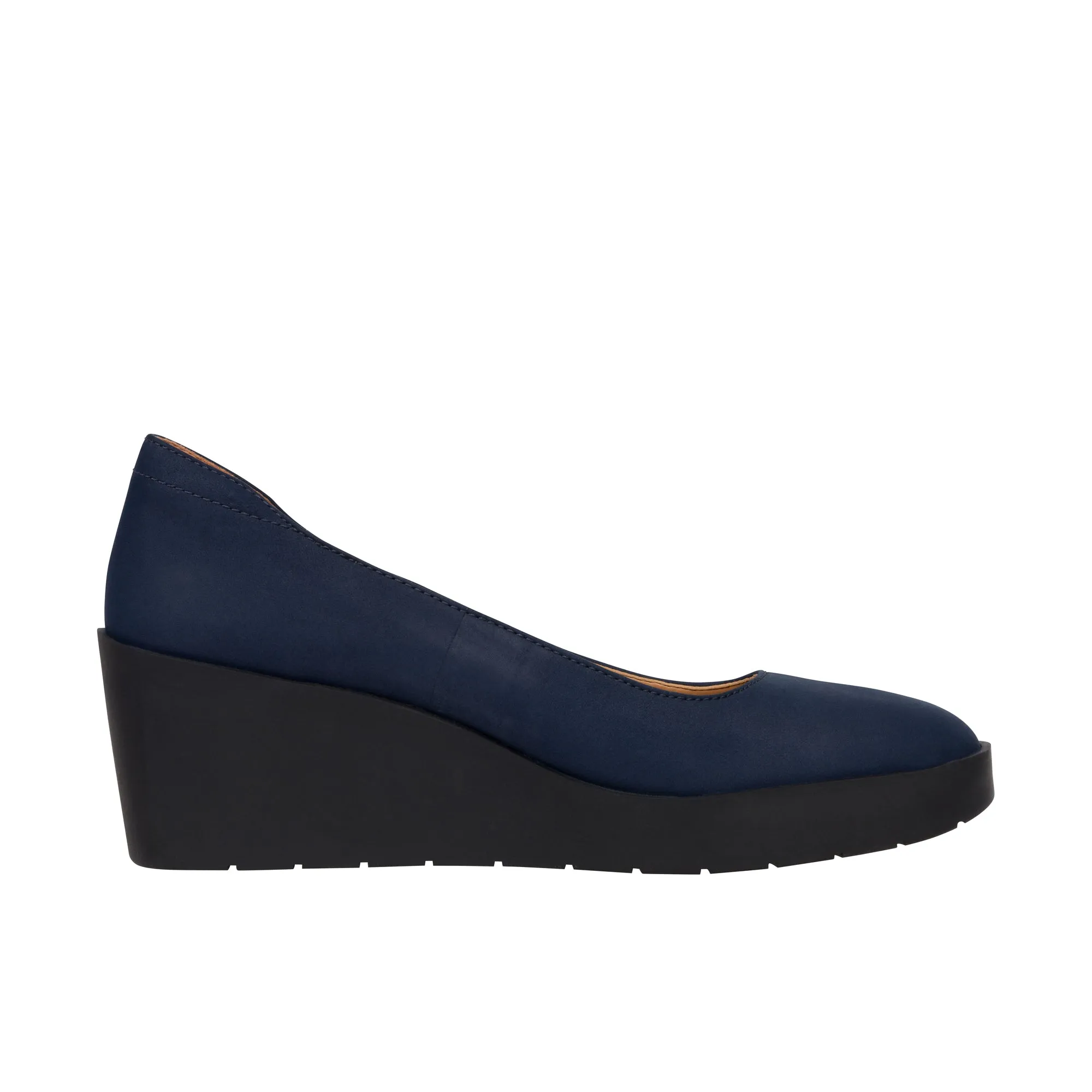 Vionic Womens Sereno Wedge Heel Navy