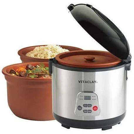 VitaClay Chef 2-in-1 Rice 'N Slow Cooker VF7700