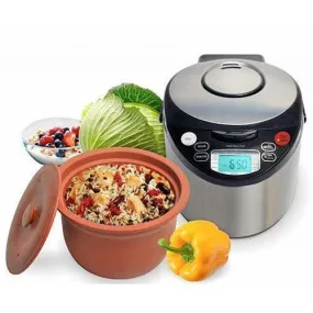 VitaClay Smart Organic Clay 4-in-1 Multi-Cooker W/ Yogurt Maker VM7900