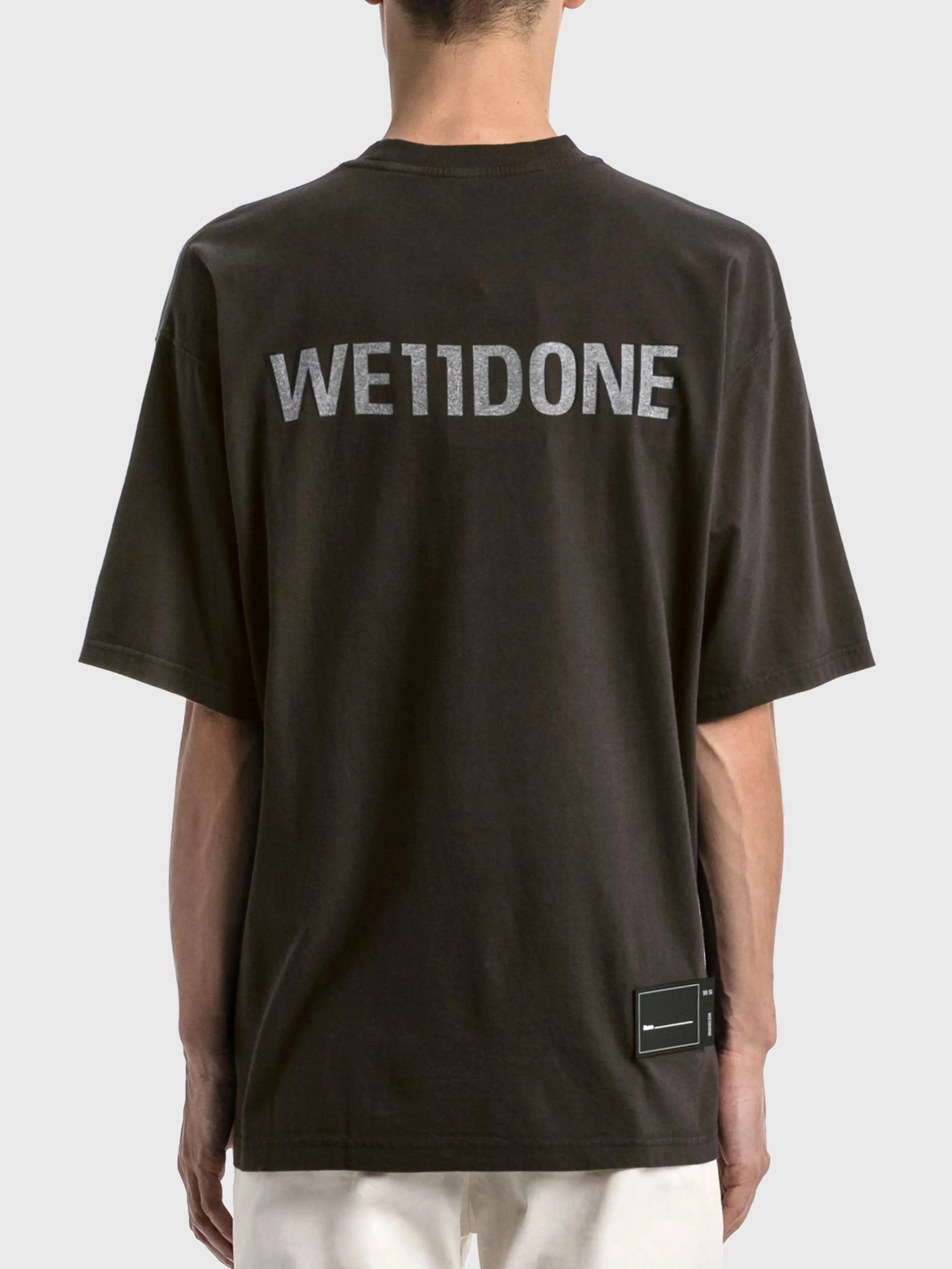 We11done Oversized Movie Collage Tee Black